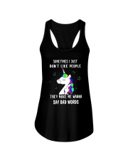 LIMITED EDITION - FUNNY UNICORN 80088P Ladies Flowy Tank tile
