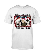 LIMITED EDITION - FARMER CHRISTMAS COWS - 80129P Premium Fit Mens Tee tile