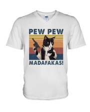 LIMITED EDITION - CAT LOVERS - 9848A V-Neck T-Shirt tile