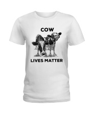LIMITED EDITION - COW LIVES MATTER - 6809P Ladies T-Shirt tile