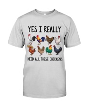 LIMITED EDITION - FARMER FUNNY CHICKEN 80135P Premium Fit Mens Tee tile