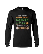 LIMITED EDITION - FARMER FUNNY CHICKENS - 80202P Long Sleeve Tee tile