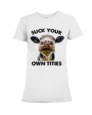 LIMITED EDITION - FARMER COWS FUNNY - 80325P Premium Fit Ladies Tee tile