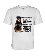 LIMITED EDITION - DOG LOVERS - 80283P V-Neck T-Shirt tile