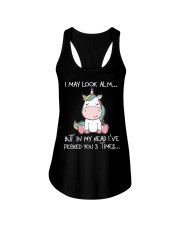 LIMITED EDITION - FUNNY UNICORN - 80104P Ladies Flowy Tank tile