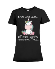 LIMITED EDITION - FUNNY UNICORN - 80104P Premium Fit Ladies Tee tile