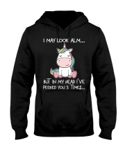 LIMITED EDITION - FUNNY UNICORN - 80104P Hooded Sweatshirt tile