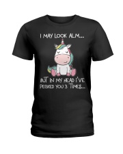 LIMITED EDITION - FUNNY UNICORN - 80104P Ladies T-Shirt tile