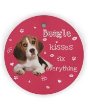 LIMITED EDITION - DOG BEAGLE 90155A Circle Ornament (Wood tile