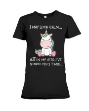 LIMITED EDITION - FUNNY UNICORN - 80104PP Premium Fit Ladies Tee tile