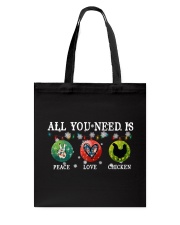 LIMITED EDITION - FARMER FUNNY CHICKENS - 6945P Tote Bag tile
