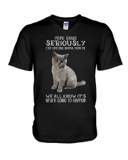 LIMITED EDITION - CAT LOVERS 9822A V-Neck T-Shirt tile