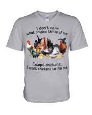 LIMITED EDITION - LOVE CHICKEN - 80435TU V-Neck T-Shirt tile