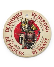 LIMITED EDITION - BE STRONG - 80313TU Circle ornament - single (porcelain) front