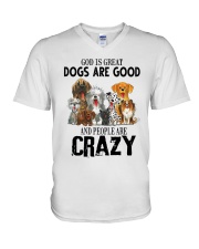 LIMITED EDITION - DOG LOVERS - 9973A V-Neck T-Shirt tile