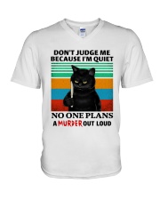 LIMITED EDITION - CAT LOVERS - 90019A V-Neck T-Shirt tile