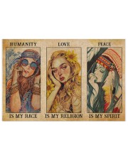 LIMITED EDITION - HIPPIE GIRL - POS11136TU Puzzles tile