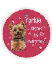 LIMITED EDITION - DOG YORKSHIRE 90053AA Circle Ornament (Wood tile
