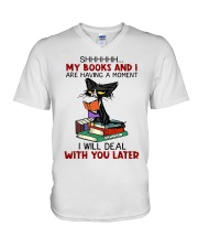 LIMITED EDITION - CAT LOVERS - 9966A V-Neck T-Shirt tile