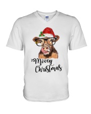 LIMITED EDITION - MOOWY CHRISTMAS - 80091P V-Neck T-Shirt tile