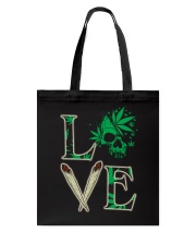 LIMITED EDITION - LOVE 420 SKULL T SHIRT 9383P Tote Bag tile