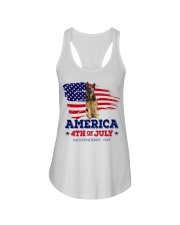 LIMITED EDITION - GERMAN SHEPHERD FLAG - 9266P Ladies Flowy Tank tile
