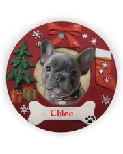 LIMITED EDITION - DOG LOVERS - 80218P Circle Ornament (Wood tile