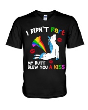 LIMITED EDITION - FUNNY UNICORN - 80123P V-Neck T-Shirt tile