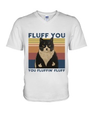 LIMITED EDITION - FLUFF CAT T-SHIRT 8365K V-Neck T-Shirt tile