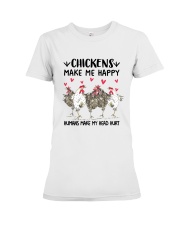 LIMITED EDITION - FARMER LOVE CHICKENS - 80177P Premium Fit Ladies Tee tile