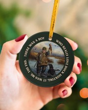 LIMITED EDITION - DUCK HUNTING - 60008TU Circle ornament - single (porcelain) aos-circle-ornament-single-porcelain-lifestyles-09