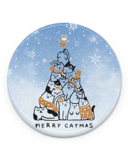 LIMITED EDITION - CAT LOVERS 90060A Circle ornament - single (porcelain) front