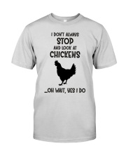 LIMITED EDITION - FARMER FUNNY CHICKEN - 6857P Premium Fit Mens Tee tile