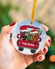 LIMITED EDITION - DACHSUND - 80233TU Circle ornament - single (porcelain) aos-circle-ornament-single-porcelain-lifestyles-09