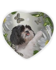 LIMITED EDITION - DOG SHIH TZU LOVERS 10940A Heart Ornament (Wood) tile