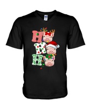 LIMITED EDITION - MERRY CHRISTMAS PIG LOVER 80119P V-Neck T-Shirt tile