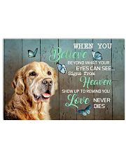 LIMITED EDITION - DOG Golden Retriever 11006A 17x11 Poster front