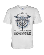 LIMITED EDITION - HIPPIE T-SHIRT 8828P V-Neck T-Shirt tile