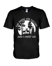 LIMITED EDITION - DEER HUNTING T-SHIRT 8433K V-Neck T-Shirt tile