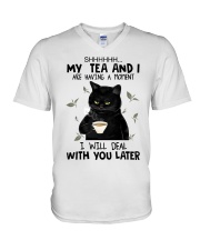 LIMITED EDITION - CAT LOVERS - 9959A V-Neck T-Shirt tile