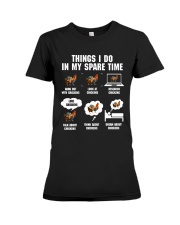 LIMITED EDITION - FUNNY CHICKEN 90045A Premium Fit Ladies Tee tile
