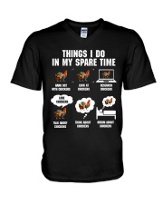 LIMITED EDITION - FUNNY CHICKEN 90045A V-Neck T-Shirt tile