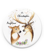 LIMITED EDITION - TO MY WIFE - 90126TU Circle ornament - single (porcelain) front