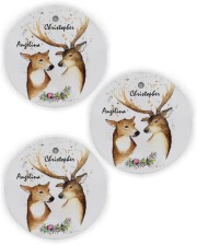 LIMITED EDITION - TO MY WIFE - 90126TU Circle Ornament (Wood tile