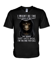 LIMITED EDITION - SKULL T-SHIRT 8704K V-Neck T-Shirt tile