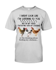 LIMITED EDITION - FARMER LOVE CHICKEN - 80196P Premium Fit Mens Tee tile