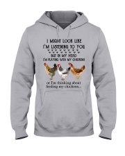 LIMITED EDITION - FARMER LOVE CHICKEN - 80196P Hooded Sweatshirt tile