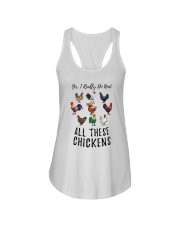 LIMITED EDITION - CHICKEN FARM 90023A Ladies Flowy Tank tile