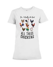 LIMITED EDITION - CHICKEN FARM 90023A Premium Fit Ladies Tee tile