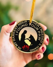 LIMITED EDITION - PAWS - 10969TU Circle ornament - single (porcelain) aos-circle-ornament-single-porcelain-lifestyles-09
